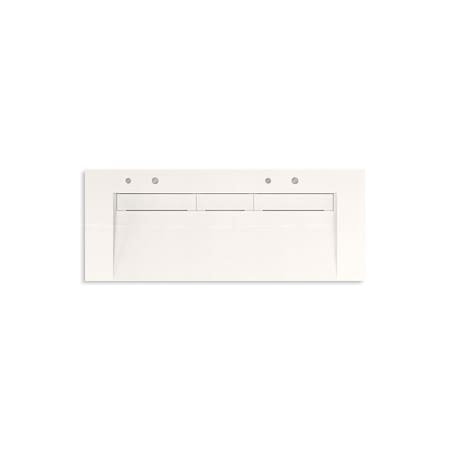 Kohler 60In Wall-Mount Trough Lavatory System In Arrow Root 81032-BSS-KCR